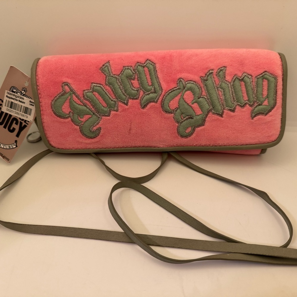 Juicy couture “Juicy Bling” Pink & green wallet W/ Tags